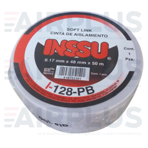 CINTA MOMIA PLASTICА BLANCA SOFT LINK PARA MINISPLIT SIN PEGAMENTO (50M)
