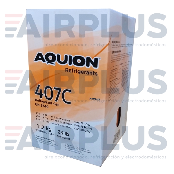 BOYA DE GAS REFRIGERANTE 407C (AQUION) DE 11.3 kg