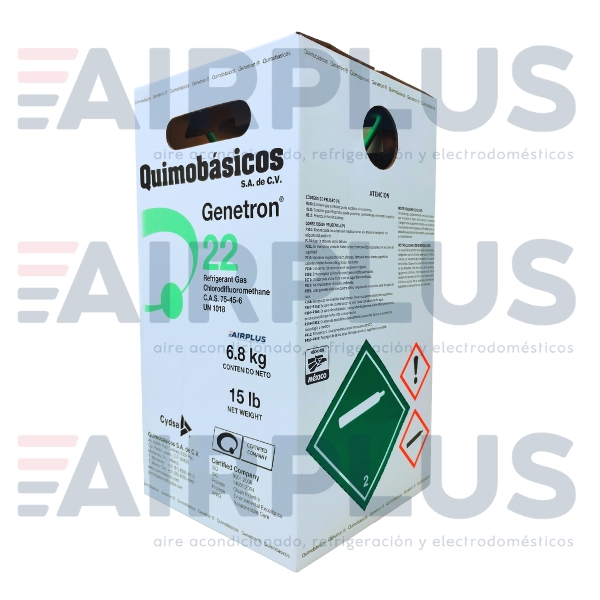 GAS REFRIGERANTE EN BOYA R-22 (GENETRON) 6.8 kg