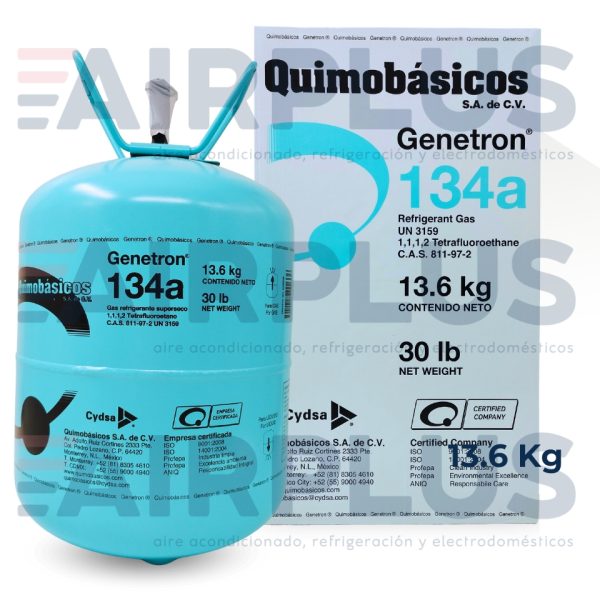 GAS REFRIGERANTE EN BOYA 134-A (GENETRON) 13.6 kg