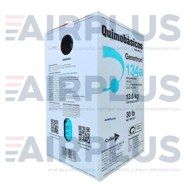 GAS REFRIGERANTE EN BOYA 134-A (GENETRON) 13.6 kg