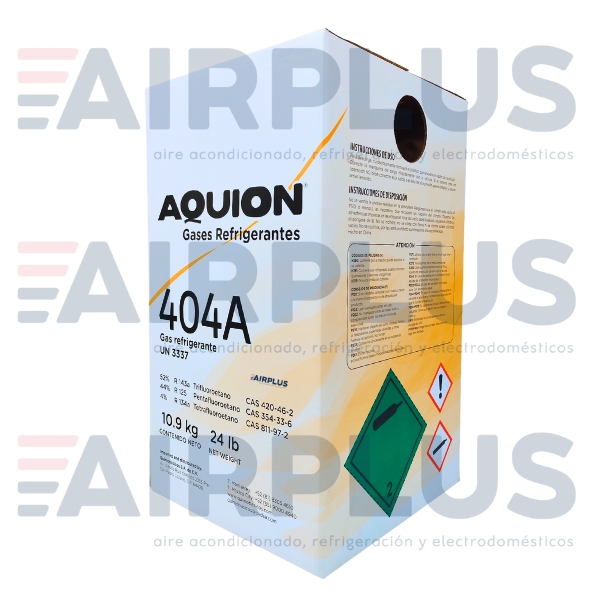 GAS REFRIGERANTE EN BOYA 404 A (AQUION) 10.9 kg