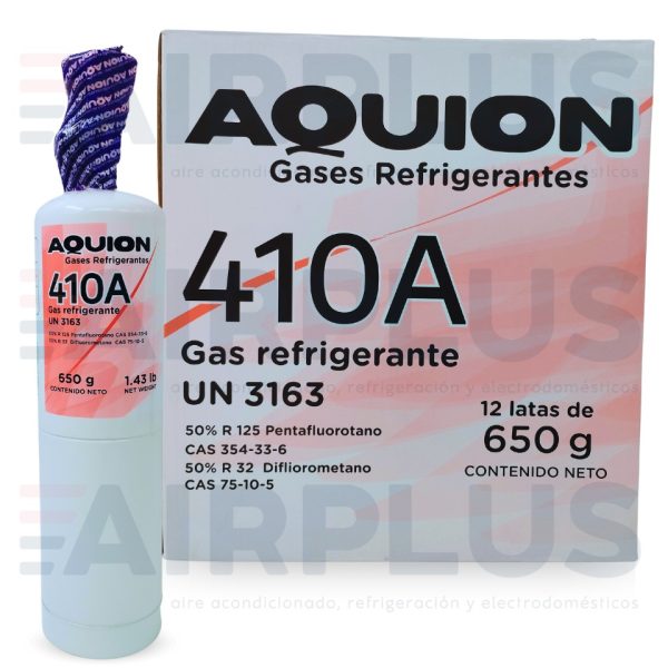 GAS REFRIGERANTE 410A DE 600 O 650G