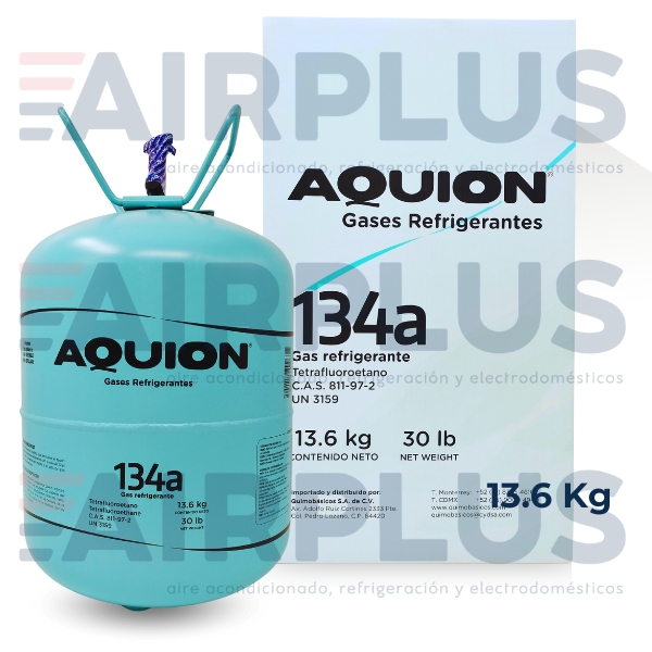 GAS REFRIGERANTE EN BOYA (HFC) 134A (AQUION) 13.6 kg