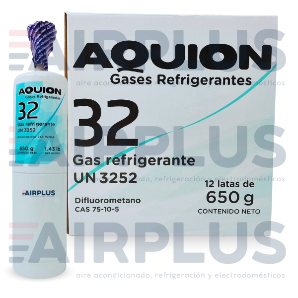 GAS REFRIGERANTE R32 (AQUION) LATA DE 650g