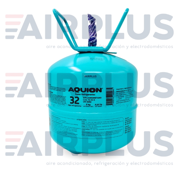 GAS REFRIGERANTE EN BOYA R32 (AQUION) 3 kg