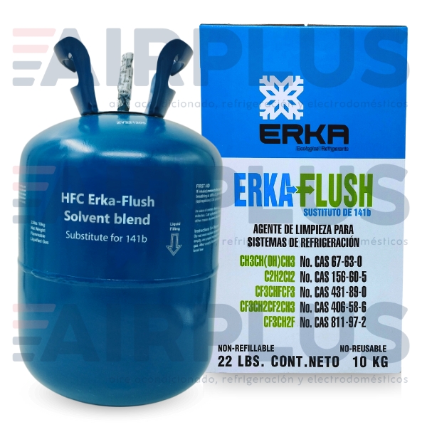 AGENTE DE LIMPIEZA (ERKA FLUSH) SUSTITUTO ECOLÓGICO 141B BOYA DE 10 kg