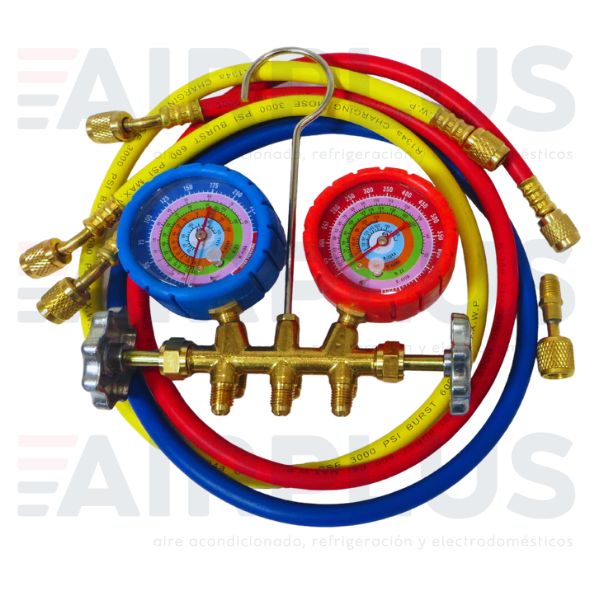 MANOMETRO APMG-A3B36 SIN MIRILLA R134/R22/R404/R410