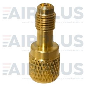 ADAPTADOR RECTO PARA R410 DE 5/16 HEMBRA A 1/4 MACHO