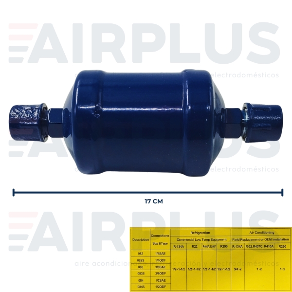 FILTRO DESHIDRATADOR ROSCABLE SAD-084F 1/2 FLERE