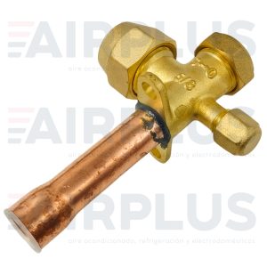 VALVULA PARA MINISPLIT RECTA DE 3 VIAS CONEXIÓN DE 5/8″
