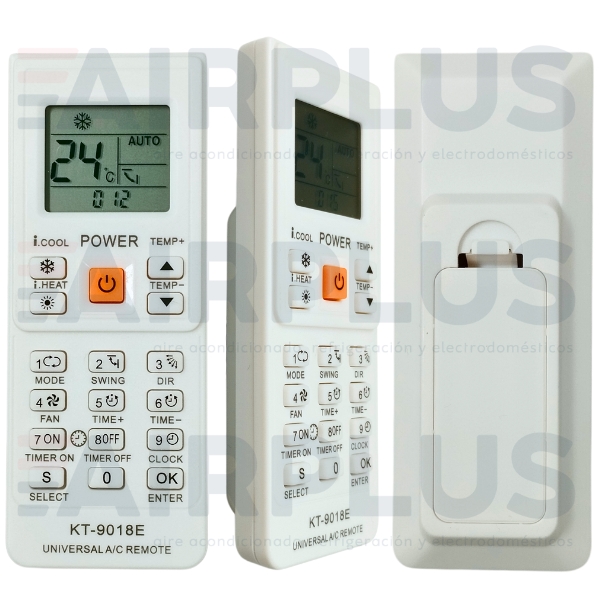 CONTROL REMOTO UNIVERSAL 5000 CODIGOS KT-9018E