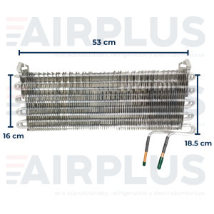 EVAPORADOR ACROSS-WHIRLPOOL 2263920 WP2263919 (53X18.5X16 CM)