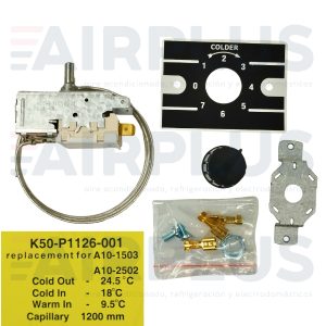 TERMOSTATO PARA CONGELADOR TIPO RANCO MOD K50-P1126